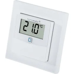 Homematic IP Temperatur- und Luftfeuchtigkeitssensor HmIP-STHD mit Display, inne...