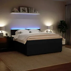 vidaXL Boxspringbett 180 x 200 cm Schwarz