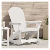 vidaXL Adirondack Schaukelstuhl 73,5 x 92 x 90 cm weiß