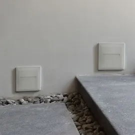 V-Tac LED Treppenlicht Wandlampe Stufenleuchte Weiß Außenleuchte Ip65 Wandleuchte