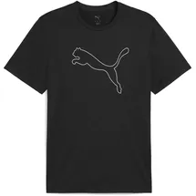 Puma Tad Essential Kurzarm-T-Shirt Black Heather L