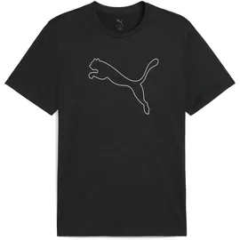 Puma Tad Essential Kurzarm-T-Shirt Black Heather L
