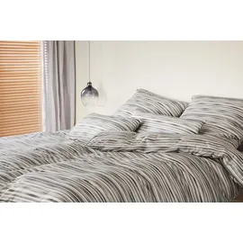 ELEGANTE Desire Gestreift Grau 155 x 220 cm + 80 x 80 cm