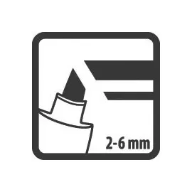 Pica Classic Permanentmarker 2-6mm Schwarz