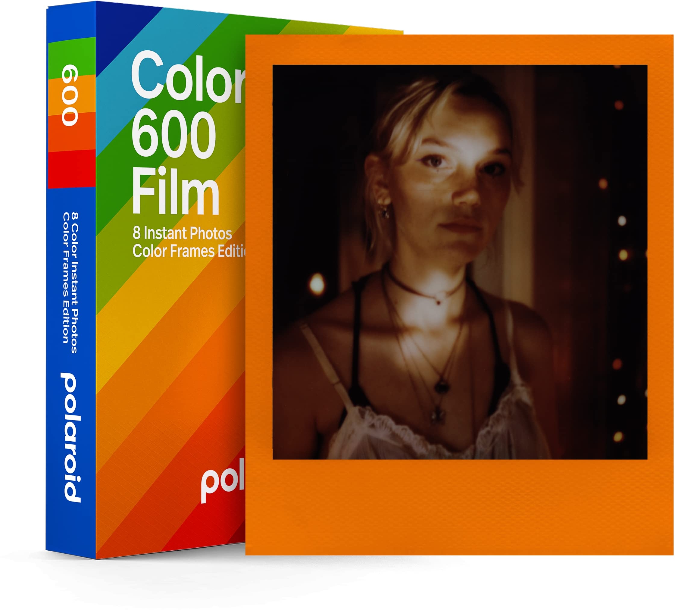 Polaroid Color Film für 600 - Color Frame, 8 Filme