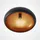 LINDBY Gerwina 1-flammig rund schwarz/gold