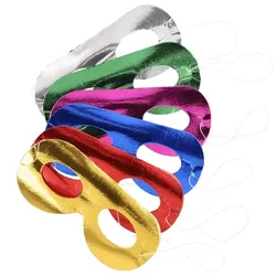 Papstar 6 Gesichtsmasken farbig sortiert "Metallic"