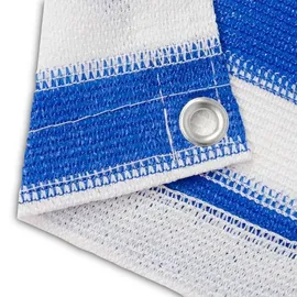 casa pura Balkonverkleidung 90 x 500 cm blau-weiß gestreift Polyethylen