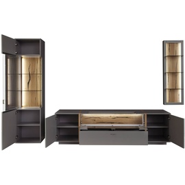 MCA Furniture Wohnwand Sevilla - Arktis Grau