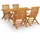 Teak Massiv Gartenmöbel Set 5-TLG. Sitzgruppe