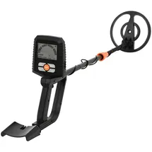 vidaXL Metalldetektor mit LCD-Display 3 Modi 19 cm Spule Schwarz