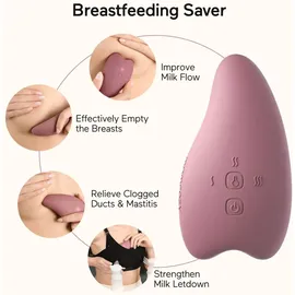 Momcozy Wärmendes Massagegerät für die Laktation 2-in-1, 2er-pack