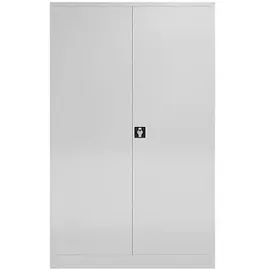 Classix Stahlschrank X-530377 signalweiß 120,0 x 42,0 x 194,5 cm, aufgebaut