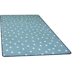 Primaflor-Ideen in Textil Kinderteppich »PUNTO«, rechteckig, 5 mm Höhe, Motiv Punkte, Kinderzimmer Primaflor-Ideen in Textil blau B: 140 cm   1 St.