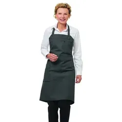 Latzschürze diverse Taschen + Nieten hellgrau, Größe 34 11/2786/82 - hellgrau