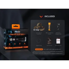 Fenix HM71R Schwarz/Orange