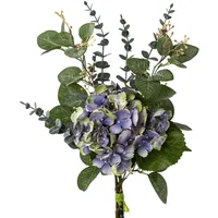 Creativ green Kunstblumenstrauß CREATIV GREEN "Hortensien-Mix-Bouquet", blau, B:30cm H:56cm T:12cm, Polyester, Kunstpflanzen
