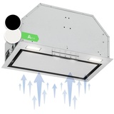 Klarstein Flachschirmhaube Serie CGCH3-Camila52-SS Camila 52 cm 397 m3/h LED Touch edelstahl