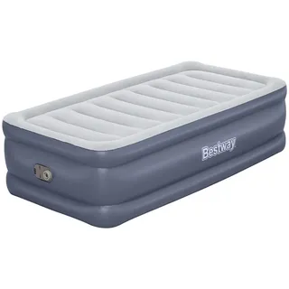 BESTWAY Luftbett mit integrierter Elektropumpe Single XL/Hi 191 x 97 x 51 cm, Blau