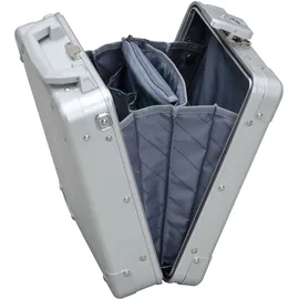 Aleon Aluminum Vertical Aktenkoffer 24 cm Laptopfach silberfarben
