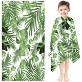 Fadaing Tropisches Palme Strandtuch, Microfaser Badetuch 100x200cm