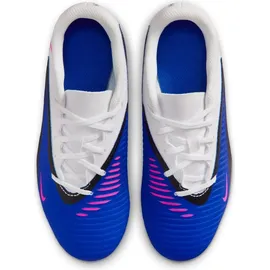Nike Phantom 6 Low Club FG/MG Kinder Racer Blue/Weiß/Pink Blast 35