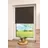 K-HOME Seitenzugrollo Thermo Klemmfix-Rollo 35 x 150 cm Schwarz