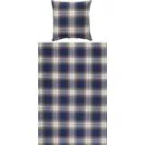 REDBEST Biber Bettwäsche blau 135x200+80x80 cm 80x80 cm)