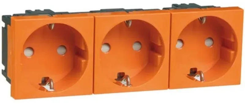 Peha SCHUKO-EB-Steckd.3-fach or D 6213.33 EMS SI