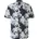 mit All-over-Print Blau Bunt S