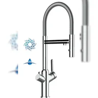 VIZIO 4 Wege Wasserhahn Einhebelmischer Silber