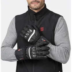 Beheizbare Motorradhandschuhe RIDER - 1 Paar Batterien Erwachsene 2XL