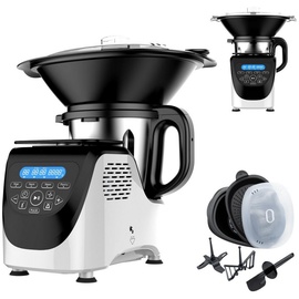Best Direct Best Direct® Küchenmaschine mit Kochfunktion - Mixer - Dampfgarer Chef O Matic Kitchen Robot