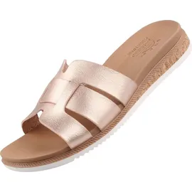 SKECHERS Damen Desert Kiss Low Peak Look Schiebe-Sandalen, Gold, 40 EU