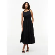 Tommy Hilfiger Trägerkleid Midikleid Schwarz M