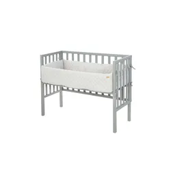 Roba Beistellbett , grau , Maße (cm): B: 47 H: 77,5