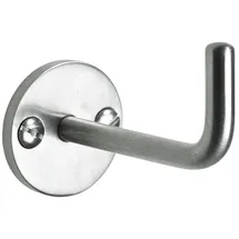 Hettich - Mantelhaken 4,5 X 3,2 X 5,0 Cm Edelstahl Matt - 1 Stück Möbelbeschläge