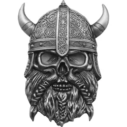1oz-Silbermünze "Viking Skull"
