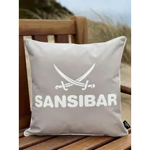 Sansibar Sylt Dekokissen 45 x 45 cm Braun