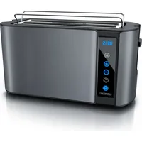 Arendo Toaster 2 lange Schlitze, für 4 Scheiben, 1500