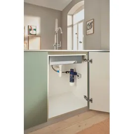 Grohe Starter Kit Blue Pure BauCurve Spültischb. mit Ultrasafe-Filter chrom