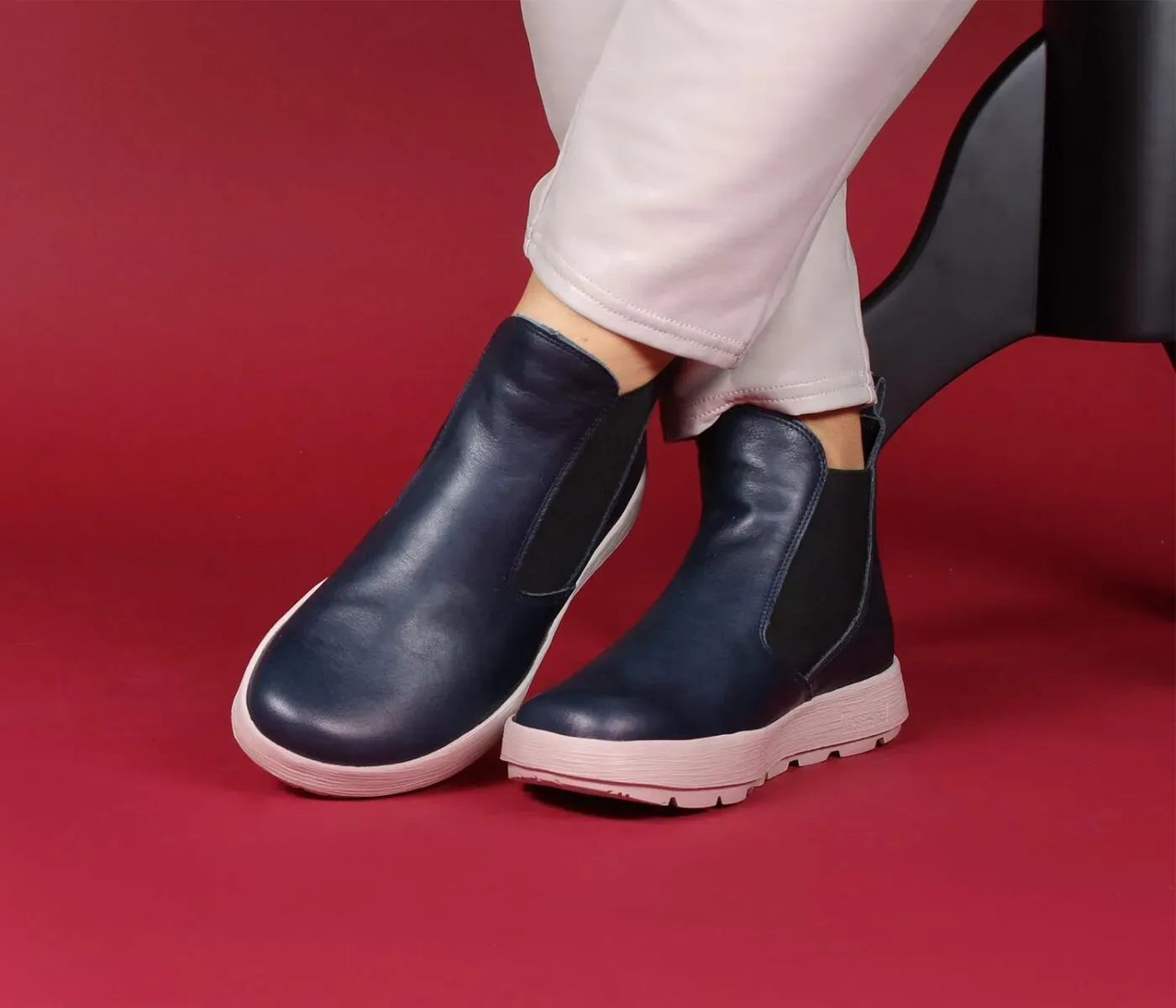 Think Booties blau Comoda navy 61-8040 Gr.39,5 - MDA 116