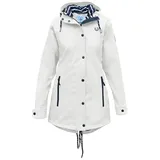 MADSea Regenjacke Friesennerz Weiß wasserdichter Regenmantel weiß maritim weiß 46