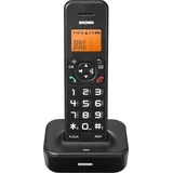 Brondi Bravo Star DECT-Telefon Schwarz