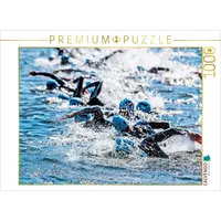 Calvendo Puzzle Triathlon: Extremsport Hier beim Schwimmen 1000 Teile