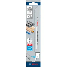Bosch PRO Pallet Repair fast S1022HFR Säbelsägeblatt 0,9 x 19 x 200 mm 5 St.