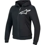 Alpinestars Reißverschlusspullover Stella Chrome V2 XS Schwarz / Weiß