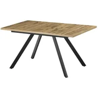 B&D home Esstisch Eiche, Holz, 120x76x80 cm, Esszimmer, Tische,
