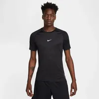 Nike Pro Breathe, Slim-Fit Herren T-Shirt, schwarz BLACK/WHITE