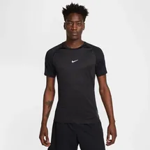 Nike Pro Breathe, Slim-Fit Herren T-Shirt, schwarz BLACK/WHITE